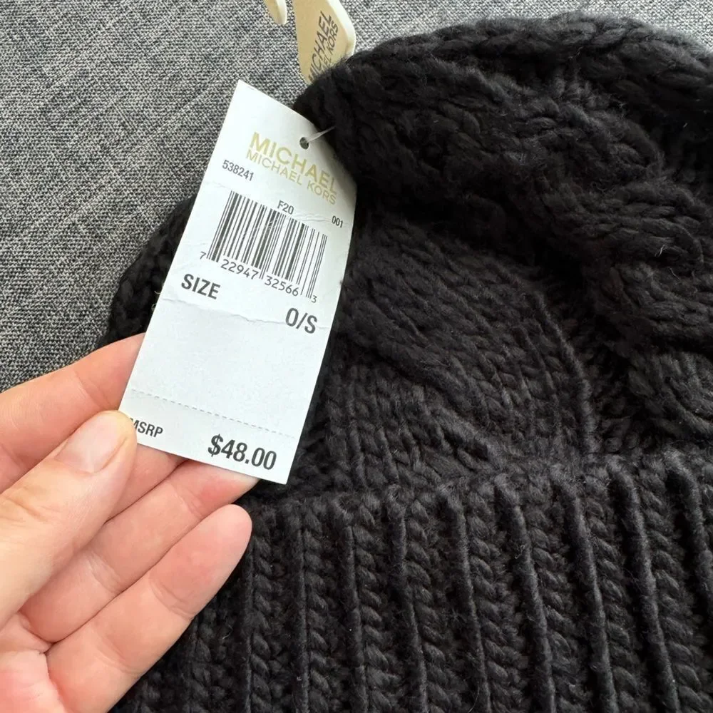 Michael Kors Women's Cable Knit Hat New One Size